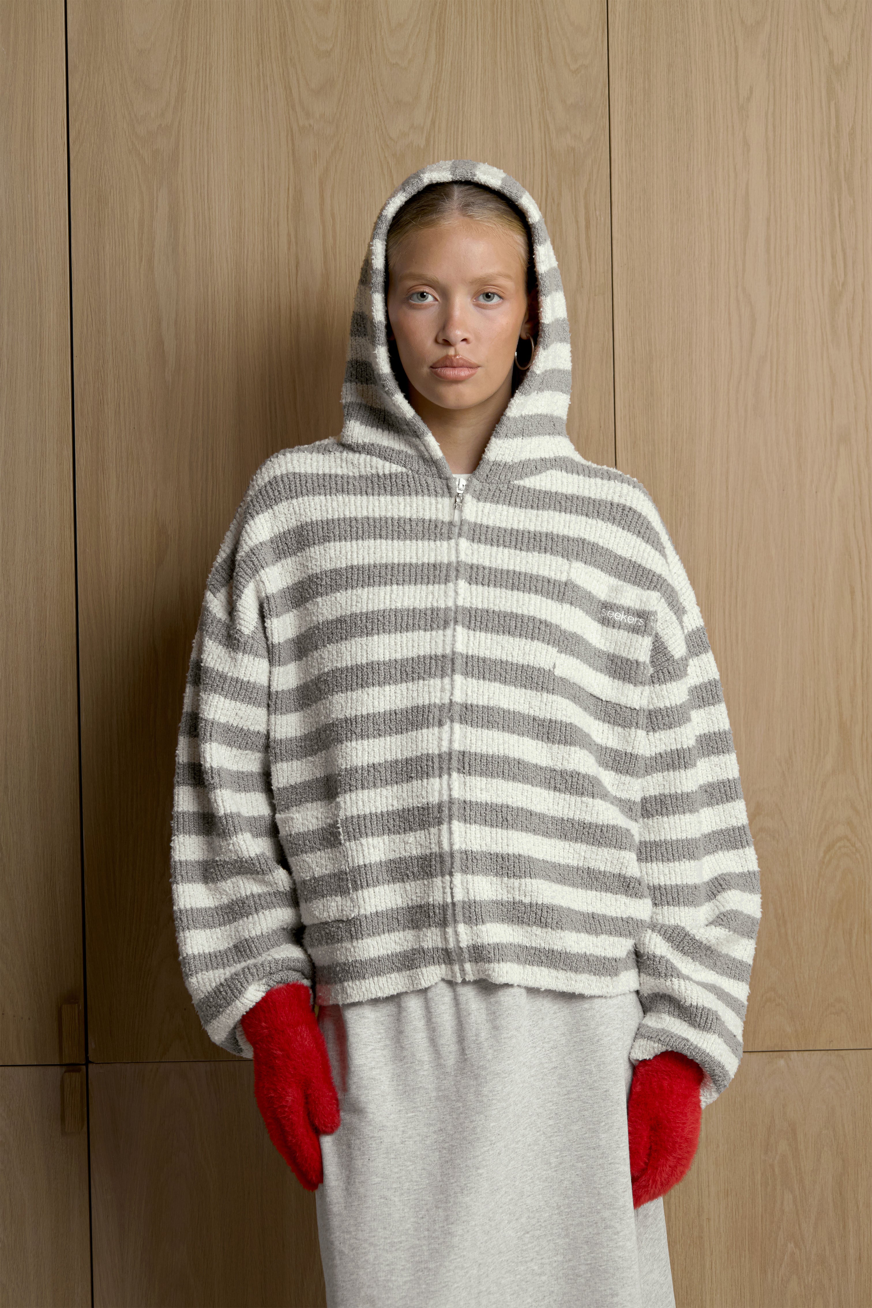 Jasper Knit Hoodie Zip Up